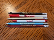 Vintage SKELGAS Propane SKELLY Gas PEN PENCIL Lot Of 7 (L4)