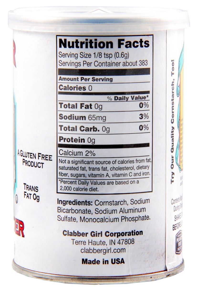 Clabber Girl Double Acting Baking Powder, 8.1 Ounce