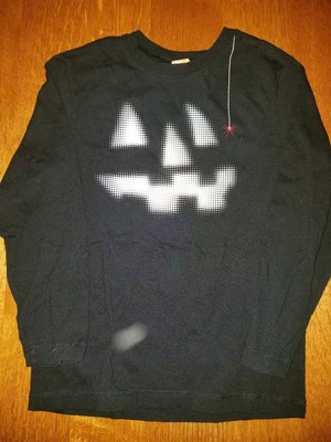SALE Boys Black Long Sleeve Halloween TShirt Size M 810 SALE Boys Black Long Sleeve Halloween TShirt Size M 810