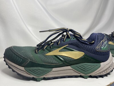 Brooks Cascadia 12 National Parks Men’s Size 9 Green Trail Running Shoes Used RARE LIMITED EDITION Brooks Cascadia 12 National Parks Size  main image 4