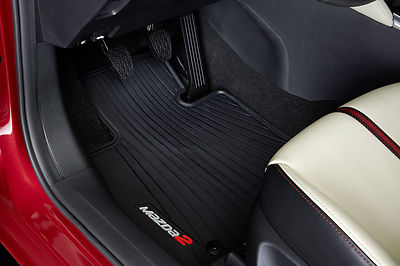 Original Mazda 2 DJ Gummi-Fußmatten  Allwettermatten-Satz DC3LV0351B