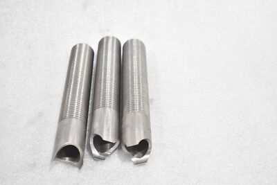 HEAD NOTCHED LONG SCREW BOLT 8'' INCH LENGHT X 1.30'' THREAD X 1'' ID (LOT OF 3)