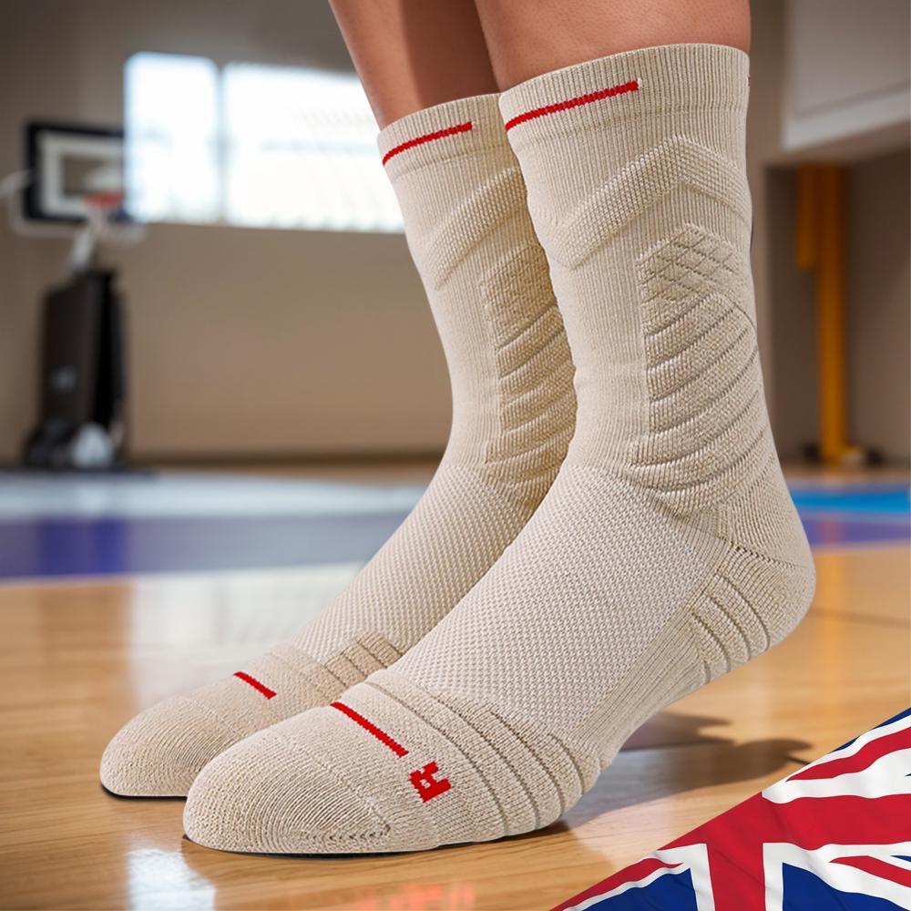 SAOLA Calze sportive da uomo calze da basket suola Terry comode calze da trekking per ragazzi adolescenti