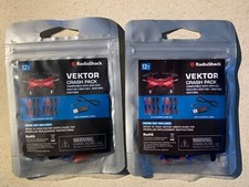 ¡NUEVO! Lote de (2) RadioShack Vector Crash Pack 600-1458 6001458 *ENVÍO GRATUITO*