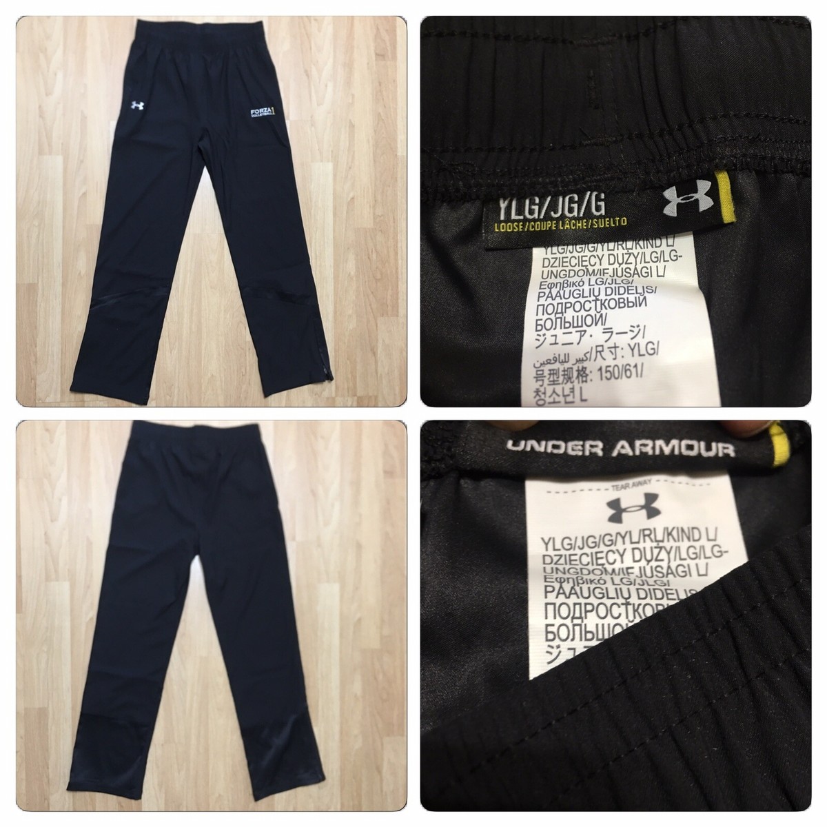 UNDER ARMOUR Size YLG NWOT Loose Pants FORZA 1 Volleyball Inseam