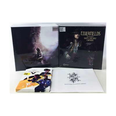 Etherfields Board Game Awaken Realms + Harpy & She-Wolf Stretch Goals & Surprise