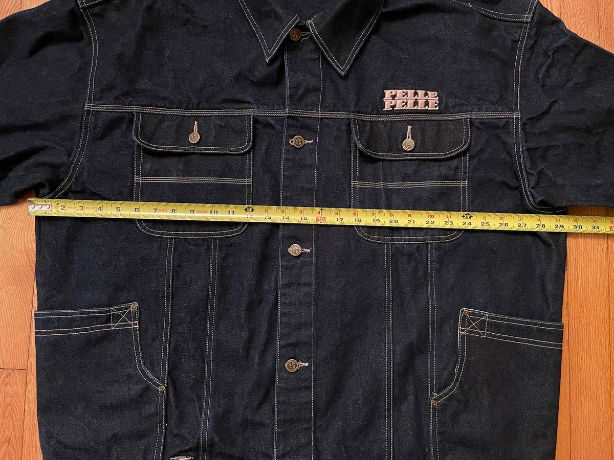 Vintage Pelle Pelle Marc Buchanan Hip-Hop Denim Jacket Size Vintage Pelle Pelle Marc Buchanan Hip-Hop Denim Jacket Size