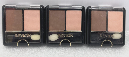 (3) REVLON Wet/Dry Eyeshadow Duo FLESHTONE each 0.11 oz **ORIGINAL READ ...