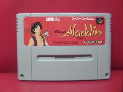 Aladdin Disney Japan Snes Sfc Nintendo Super Famicom Japanese Shvc Rj Ebay