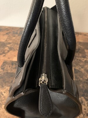 Celine Nano Luggage Shoulder Bag handbag Black Authentic￼ S-SA