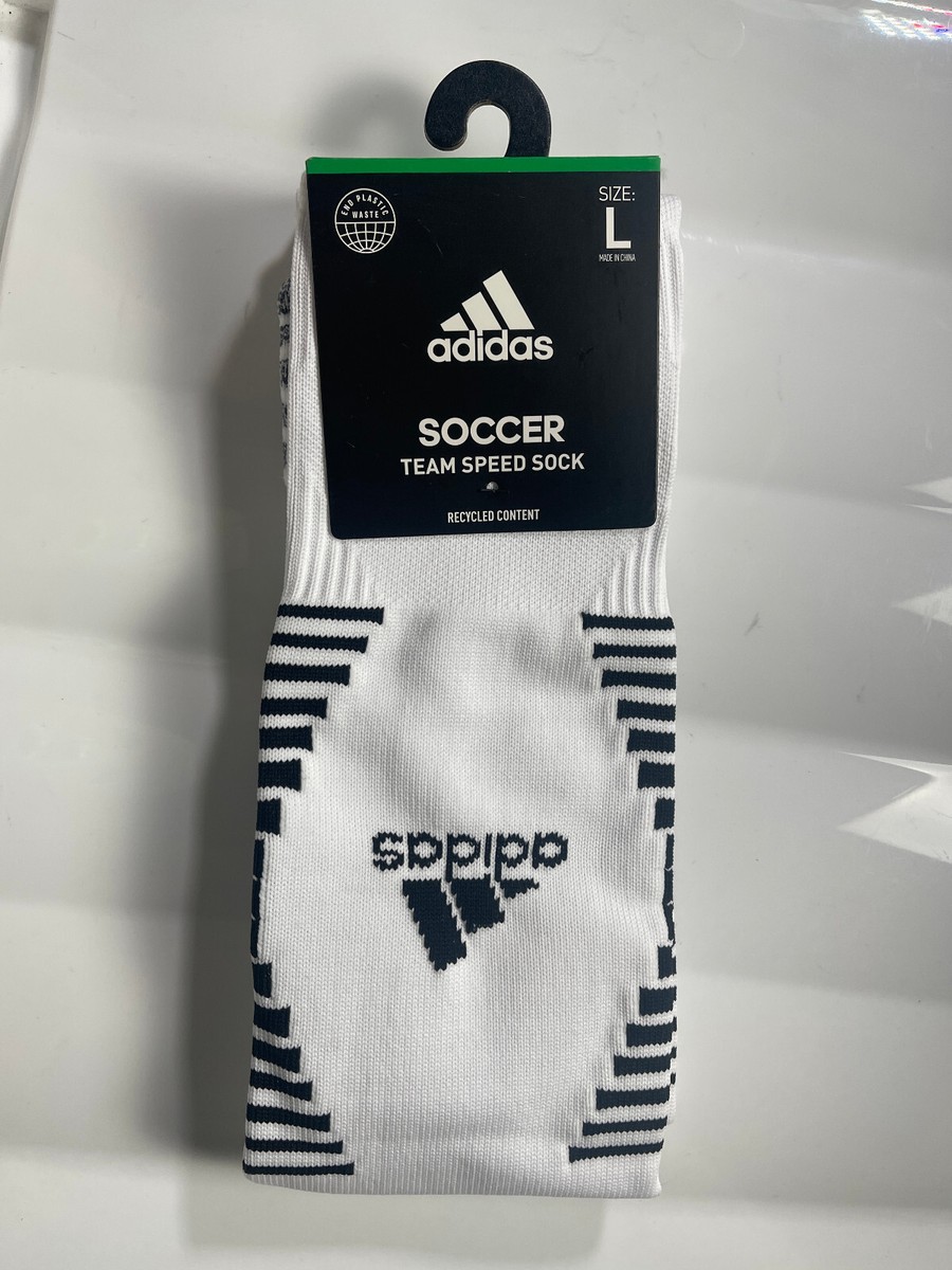 ADIDAS SOCCER TEAM SPEED OTC OVER THE CALF SOCKS LARGE MEN 9-13 WOMEN  10-12