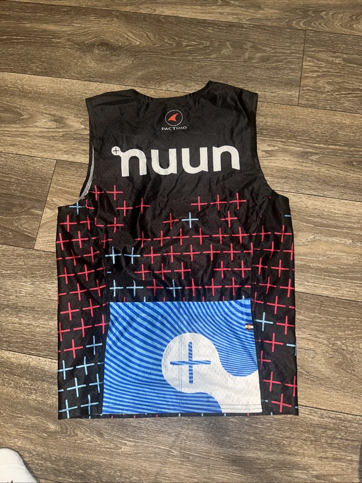 Camisa interior Pactimo ciclismo correr para mujer mediana Nuun hidratación #RR Foto 3 de 4