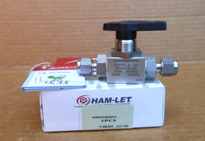 HAM-LET Kugelhahn 6 mm, H6800SSL6MMPSS, Edelstahl 316, NEU, OVP