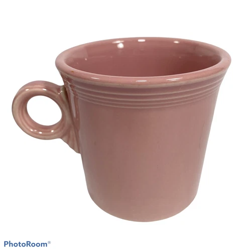 Fiesta Coffee Mug Rose Pink Ring Handle 10 oz Post 86 Homer Laughlin HLC