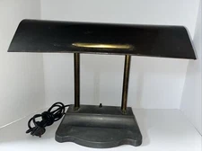 Vintage Bankers Desk Light Art Deco Mitchell For Restoration