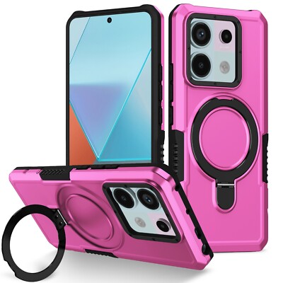 Shockproof Ring Stand Rugged Hard Phone Case For Redmi and Xiaomi ''All'' Series