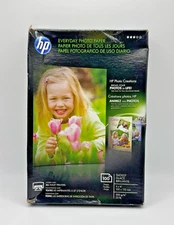 HP Genuine Everyday Photo Paper 100 Sheets 4x6 Glossy for Inkjet Printers