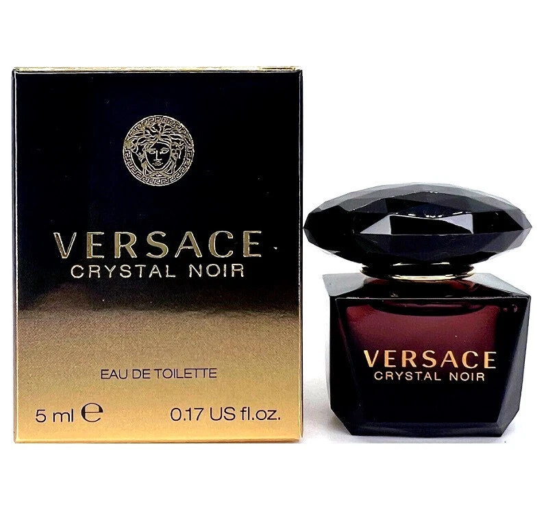 oz | ml Crystal Versace 0.17 De Toilette* 5 Nib Mini Noir Splash eBay Dab-On Women *Eau