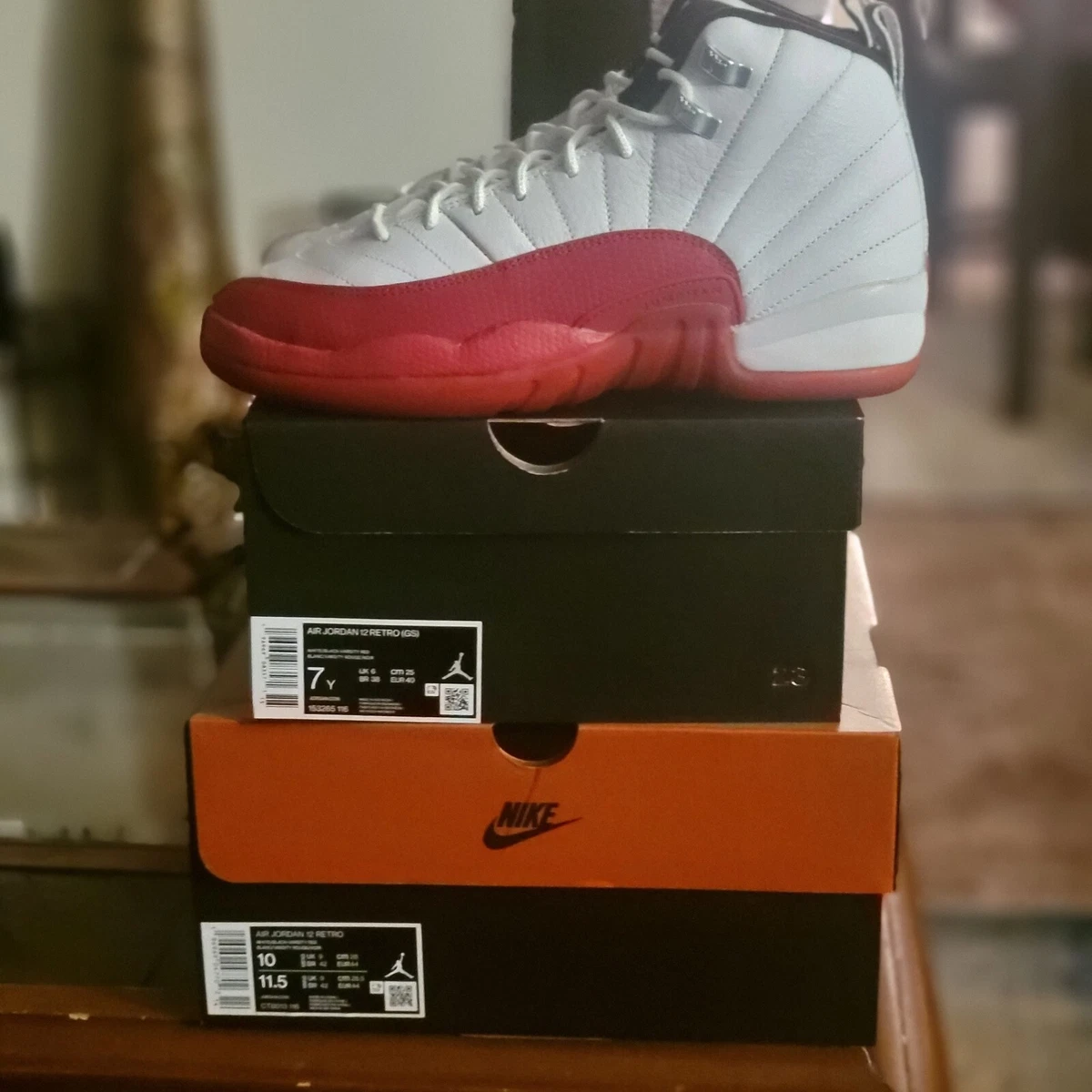 Jordan 12 sales size 7y