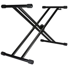 Talent QRKS Quick-Draw Double-X Keyboard Stand with One Hand