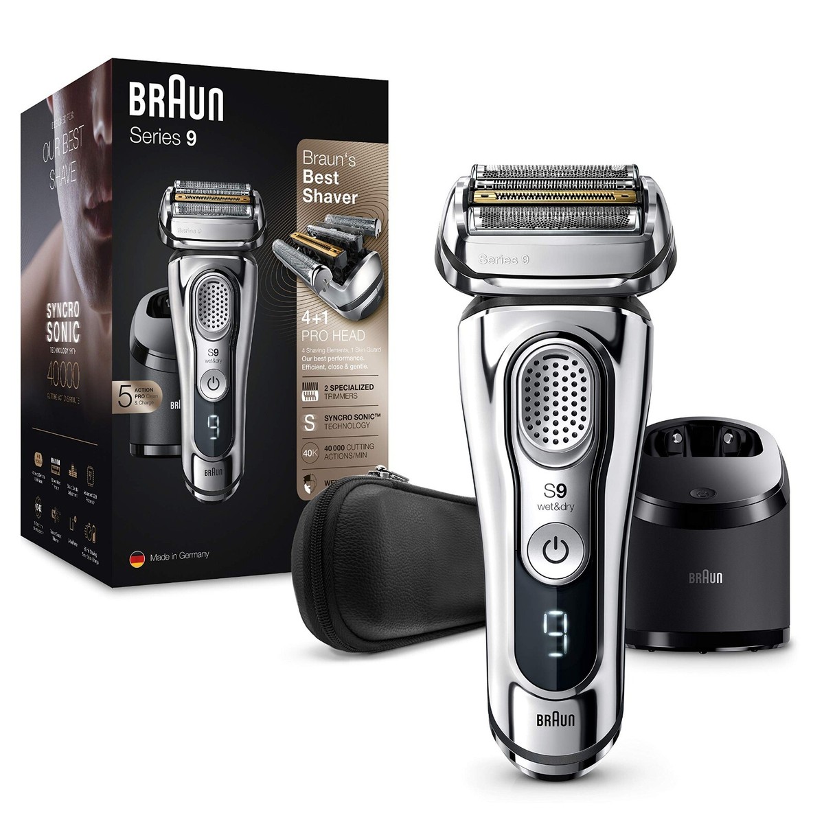 BRAUN 9394CC 未使用品 BRAUN(ブラウン) 9394cc シリーズ9 [メンズシェーバー(往復式・4枚刃