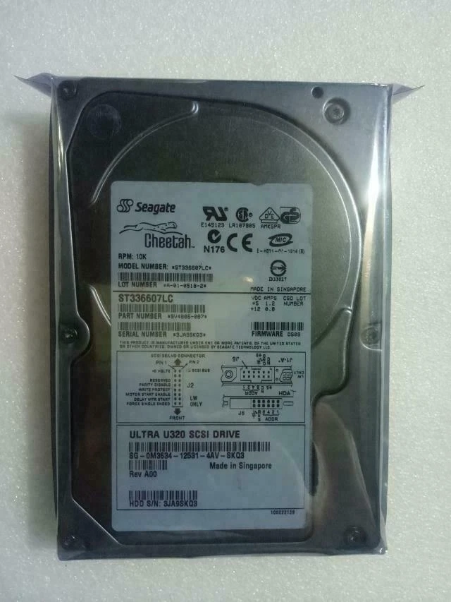 Seagate Cheetah ST336607LC 10K.6 36.7GB 80pin 10000RPM 3.5" HDD HARD DRIVE - Image 2 of 2