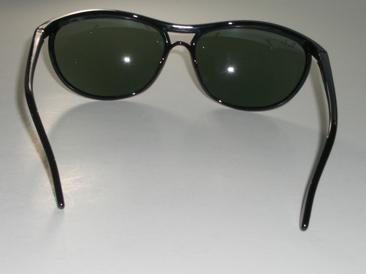 B&L RAY BAN W1849 PS3 SHINY BLACK G15 CATS CURVED PREDATOR SERIES