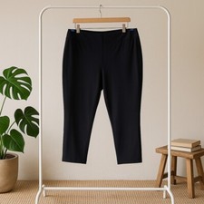 NWT Express Women's 2XL Black Ponte Pull-On Stretch Pants Comfort Fit