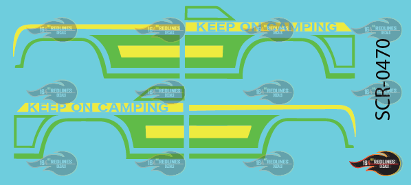 Decalcomania Replica 1/64 Per Hot Wheels Redline AMX - Foto 10