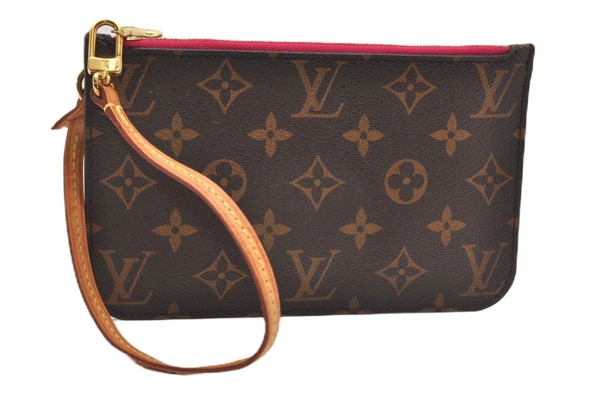 louis vuitton neverfull clutch