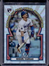 2023 Bowman Miguel Vargas of the Year Favorites Chrome RC #ROYF-12 Rookie