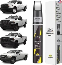 XNA Bright White(PW7/GW7) for Dodge Ram Touch Up Paint, 2 in 1 Car Scratch