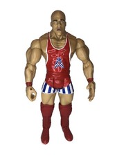 Kurt Angle WWE Wrestling Action Figure 2003 Jakks Pacific Red Outfit Loose