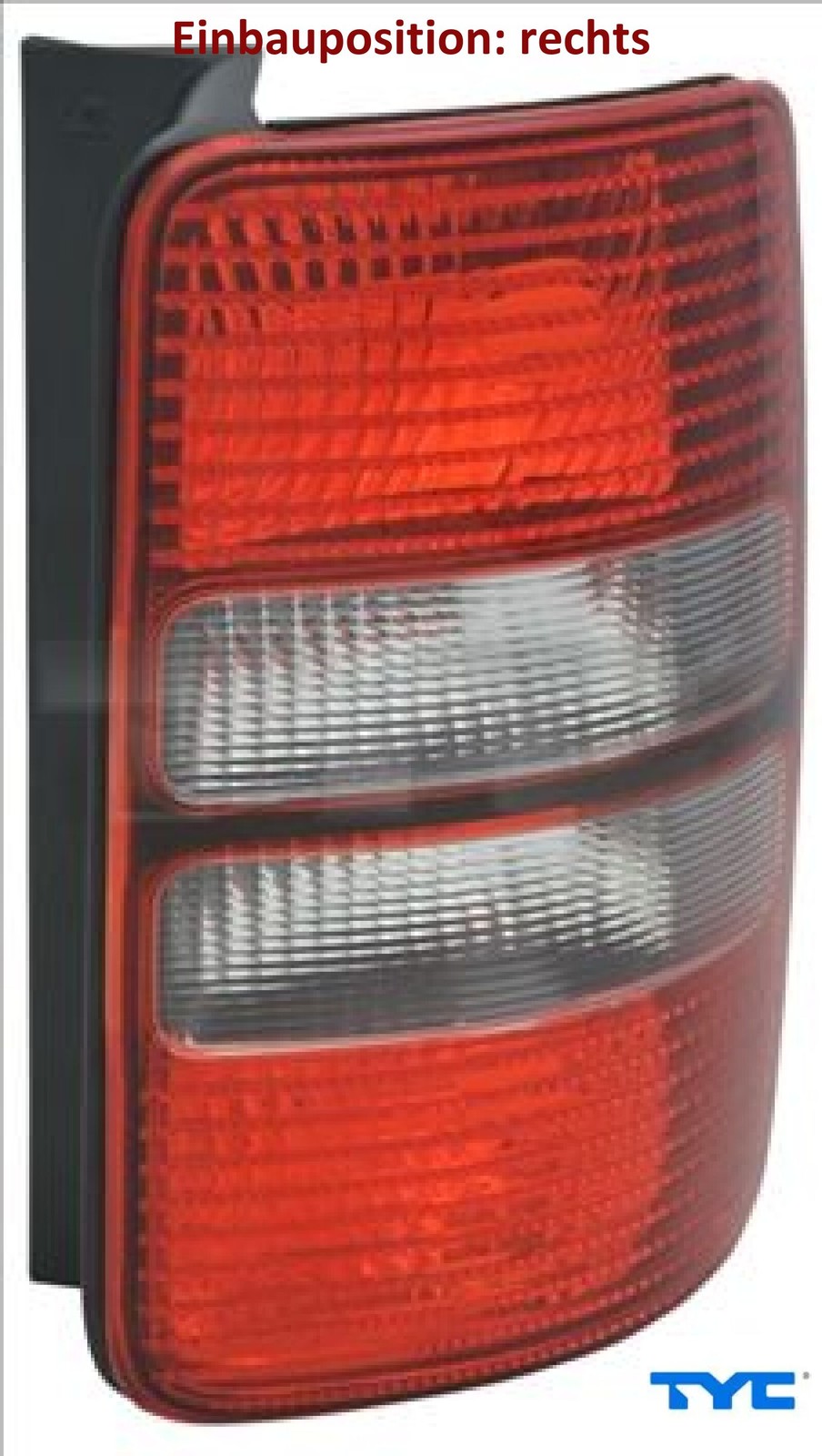 Heckleuchte rechts 11-12563-21-2 TYC für VW CADDY III Großraumlimousine - Bild 3