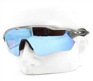 Oakley Radar EV Path Sunglasses Gray Ink Prizm Blue Polarized OO9208-F638 w/case