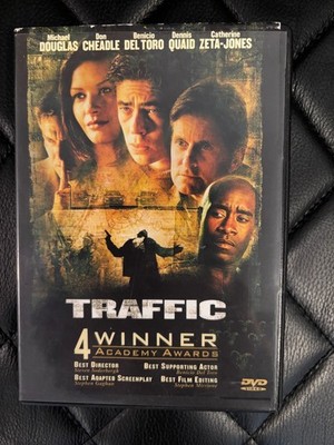 Traffic (DVD, 2000) Steven Soderbergh Michael Douglas Benicio Del Toro