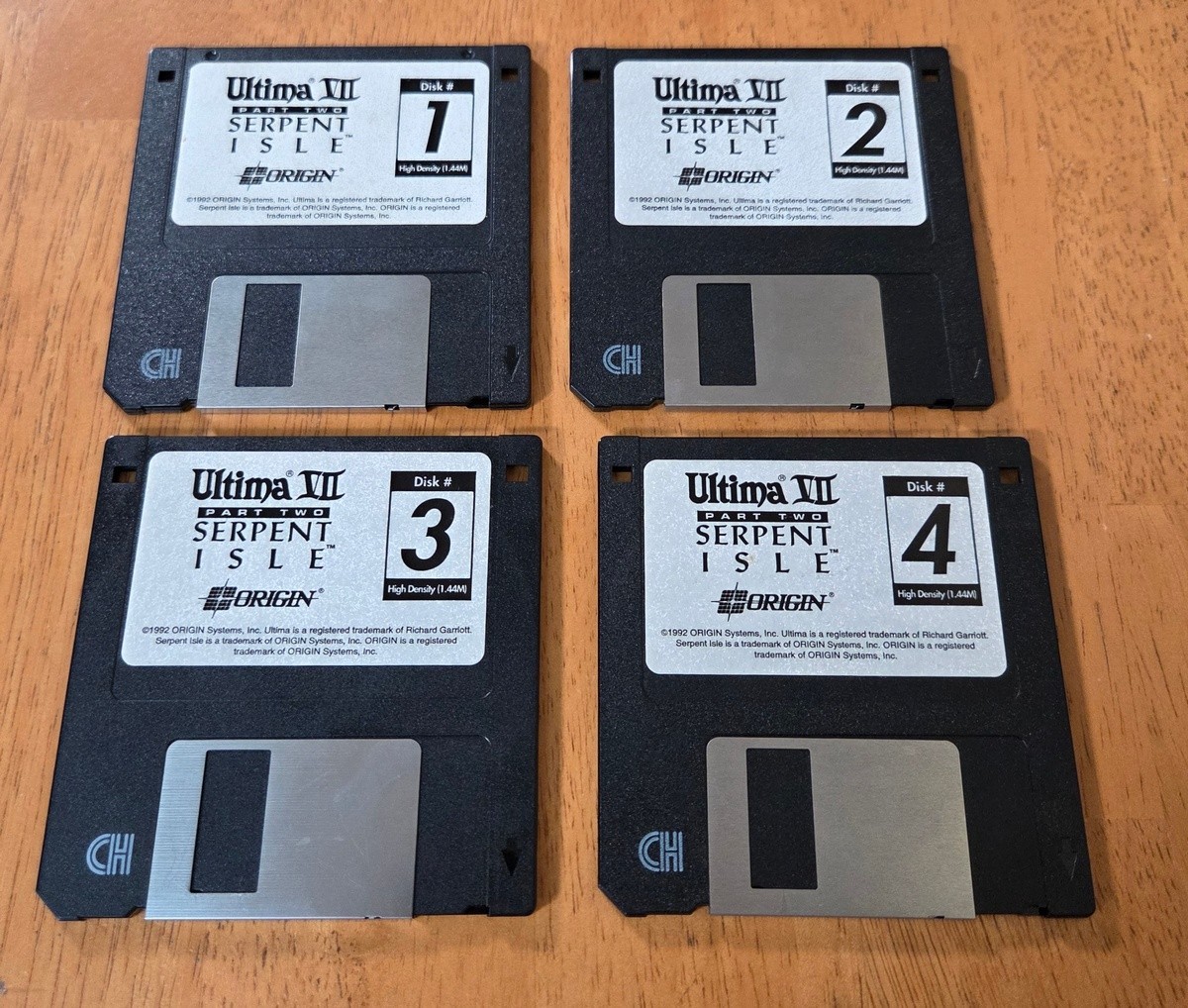 Ultima VII Part Two Serpent Isle Origin IBM PC Big Box Game Complete CIB Map