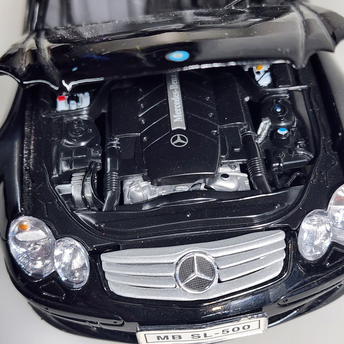 Mercedes-Benz SL500 Black Die Cast Model 1:18 RARE FIND WELLY | eBay