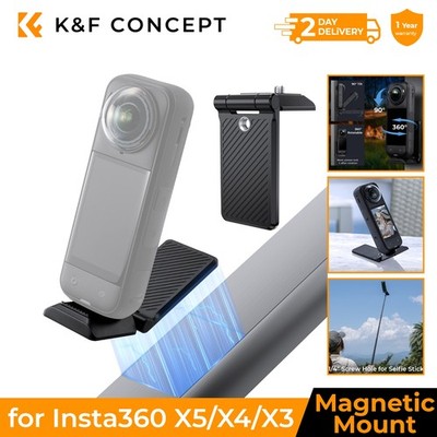 K&F CONCEPT Mount Stand Foldable Handheld Grip for Insta360 X5 Go Pro Hero 13/12