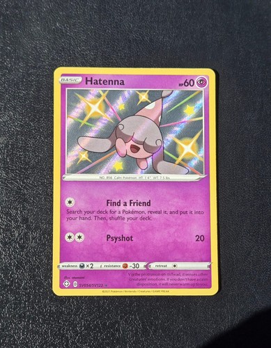 Hatenna Shiny Holo Rare (SV054/SV122) Shining Fates: Shiny Vault - NM