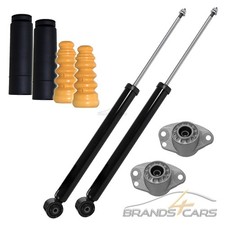 ATEC 2x STOßDÄMPFER GAS +DOMLAGER + PROTECTION-KIT HINTEN FÜR VW BORA 1J GOLF 4