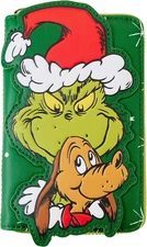 Loungefly Dr. Seuss' How the Grinch Stole Christmas! Santa Zip Around Wallet