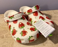 Authentic Crocs Comfort Classic Clogs Size: Men 8 / Women 10 Strawberry New