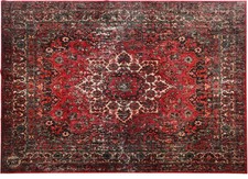 Drum N Base Vintage Persian-style Stage Rug - Original Red