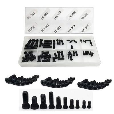 50Pcs Alloy Steel Torx Screws M2-M4 for Carbide Insert CNC Tool Holder Set