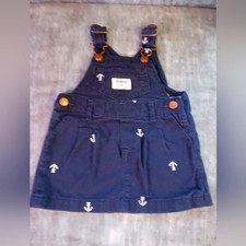 Oshkosh B'gosh Navy anchor print jumper. Size 9 months.