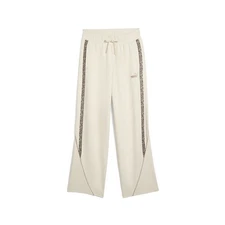 PUMA Essentials Animal Straight Leg Pant Womens White Casual Athletic Bottoms 69