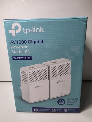 TP-Link TL-PA7010 AV1000 Gigabit Powerline Starter Kit 