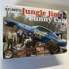 Atlantis Jungle Jim Camaro Funny Car 1:25 scale Plastic Model Kit New Box Damage