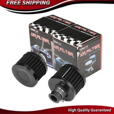 Cold Air Intake Filter Turbo Vent Crankcase New 2x 12mm Universal Fit 2pcs